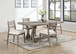 Cornelia - 5 Piece Rectangular Dining Table Set - Coastal Gray