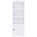 Laughlin - 3-Shelf Engineered Wood Media Tower - White