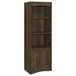 Laughlin - 3-Shelf Engineered Wood Media Tower - Dark Pine