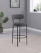 Viola - Boucle Upholstered Bar Chair (Set of 2) - Gray