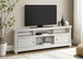 Payne - 70" TV Stand Media Console - Distressed White