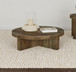Kinkaid - Round Solid Mango Wood Coffee Table - Brown
