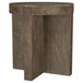 Kinkaid - Round Solid Mango Wood End Table - Brown