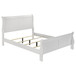 Louis Philippe - 4 Piece Full Bedroom Set - White