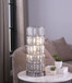 Wanda - Crystal Shade Bedside Table Lamp - Black