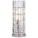 Wanda - Crystal Shade Bedside Table Lamp - Silver