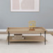 Fallon - Rectangular Engineered Wood Coffee Table - Light Brown