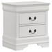 Louis Philippe - 4 Piece Twin Bedroom Set - White
