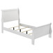 Louis Philippe - 4 Piece Twin Bedroom Set - White