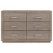 Kenora - 6-Drawer Dresser - Barley Brown