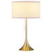 Elmira - Drum Shade Metal Table Lamp - Gold