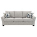 Tomkins - 3 Piece Boucle Upholstered Sofa Set - Light Gray