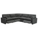 Collins - 5 Piece Modular Power Reclining Sectional - Dark Gray