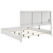 Ives - 5 Piece Eastern King Bedroom Set - White High Gloss