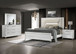 Marmore - 4 Piece Eastern King Bedroom Set - White