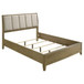 Granada - Upholstered Queen Panel Bed - Natural Pine