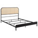 Amherst - Radio Weave Rattan Metal Queen Bed - Black