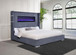 Tisdall - Upholstered Eastern King Fireplace Bed - Gray