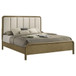 Amsbury - Upholstered Queen Bed - Nutmeg