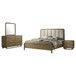 Amsbury - 4 Piece Eastern King Bedroom Set - Nutmeg