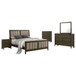 Wilkes - 5 Piece Queen Bedroom Set - Dark Cocoa