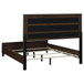 Welsley - Upholstered Queen Bed - Walnut