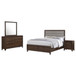 Welsley - 4 Piece Eastern King Bedroom Set - Walnut