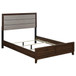 Welsley - 4 Piece Eastern King Bedroom Set - Walnut