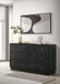 Cavelle - 6-Drawer Dresser Cabinet - Black