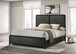 Cavelle - Upholstered Eastern King Bed - Black