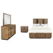 Terrace - 4 Piece Queen Bedroom Set - Ash Brown