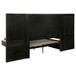 Terrace - Queen Wall Panel Storage Bed - Ash Brown