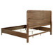 Maderia - Upholstered Eastern King Panel Bed - Walnut