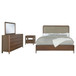 Maderia - 4 Piece Queen Bedroom Set - Walnut
