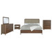 Maderia - 5 Piece Queen Bedroom Set - Walnut