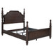 Andover - Four Poster Queen Bed - Dark Oak