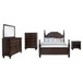 Andover - 5 Piece Eastern King Bedroom Set - Dark Oak