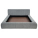 Wilshire - Upholstered Eastern King Platform Bed - Gray
