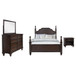Andover - 4 Piece Eastern King Bedroom Set - Dark Oak