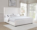 Natasha - Upholstered California King Bed - Cream