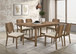 Crestmore - 7 Piece Rectangular Dining Table Set - Walnut