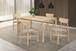 Parkridge - 5 Piece Wood Dining Set - White Washed
