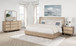Kailani - 4 Piece Eastern King Bedroom Set - Beige Oak