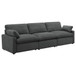 Collins - Modular Power Sofa - Dark Gray