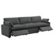 Collins - Modular Power Sofa - Dark Gray