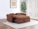 Portland - Boucle Upholstered Sleeper Sofa Bed - Copper