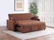 Portland - Boucle Upholstered Sleeper Sofa Bed - Copper