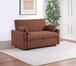 Portland - Boucle Upholstered Sleeper Sofa Bed - Copper