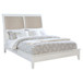 Bexhill - Upholstered Queen Panel Bed - White