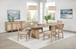 Kailani - 7 Piece Rectangular Wood Dining Table Set - Beige Oak